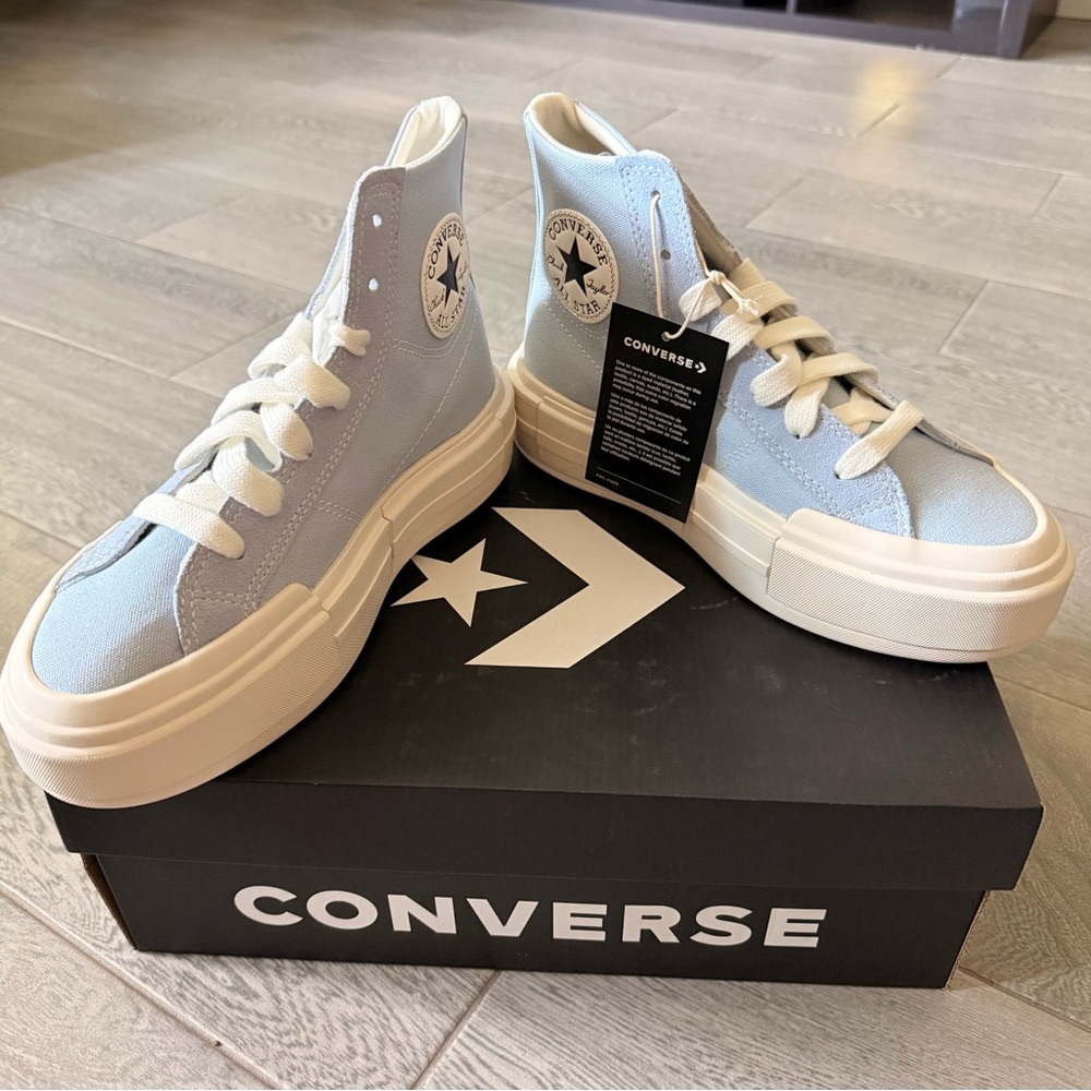 Converse Light Blue High-Top Sneakers